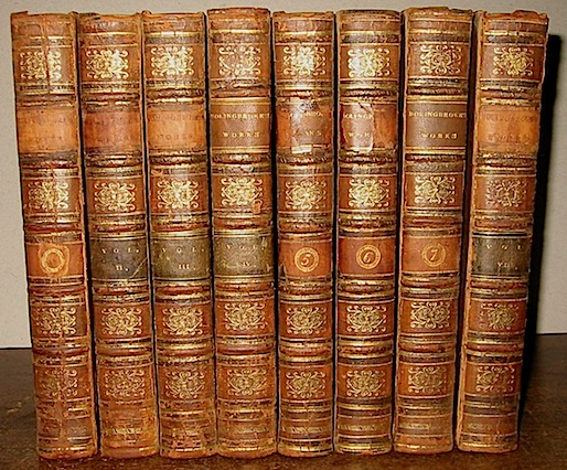 Henry Saint-John Bolingbroke Works new edition in eight volumes 1809 London Blakader